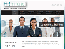 Tablet Screenshot of hrintune.com